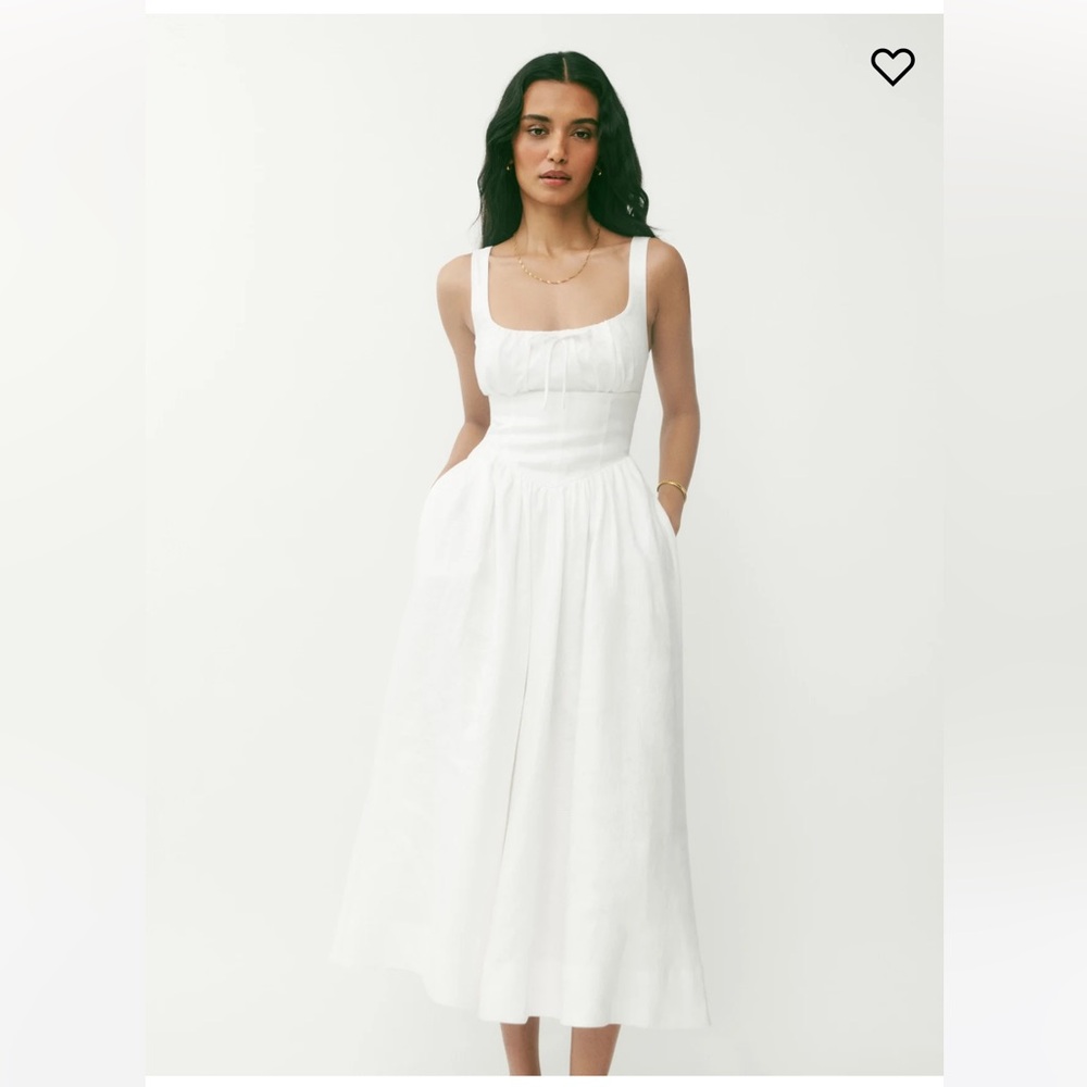 NWOT - Reformation Balia Linen Dress